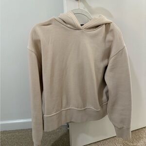 Zara Beige Women's Hoodie Sweater